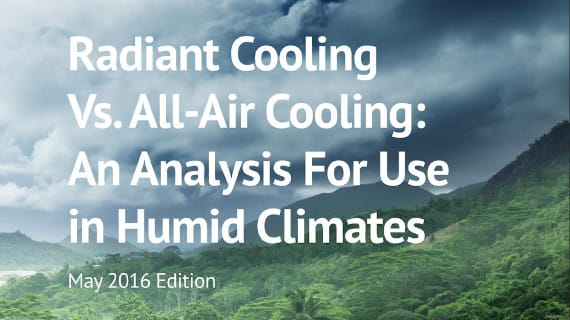Studie o sálavém chlazení versus chlazení vzduchem