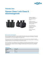Uponor Clean I & Clean II Minireningsverk