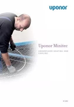 Uponor Minitec low profile underfloor heating