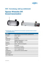 FDV-dokumentasjon for Weholite brannvannstanker