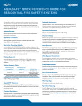 Uponor AquaSAFE Quick Reference Guide