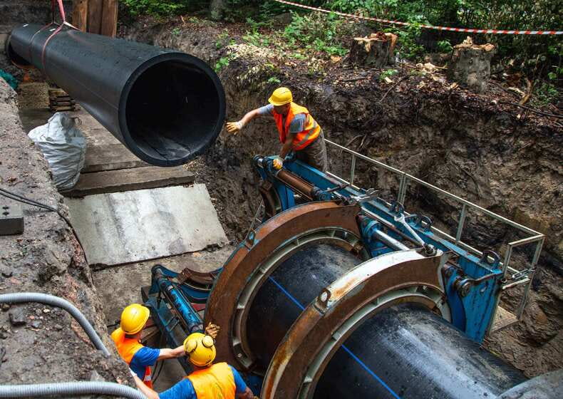 Renowacja wodociągu na terenie szkód górniczych
