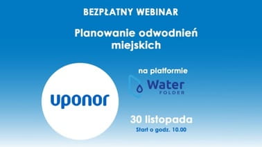 Webinar - Planowanie odwodnień miejskich na platformie Waterfolder, 30.11.2022