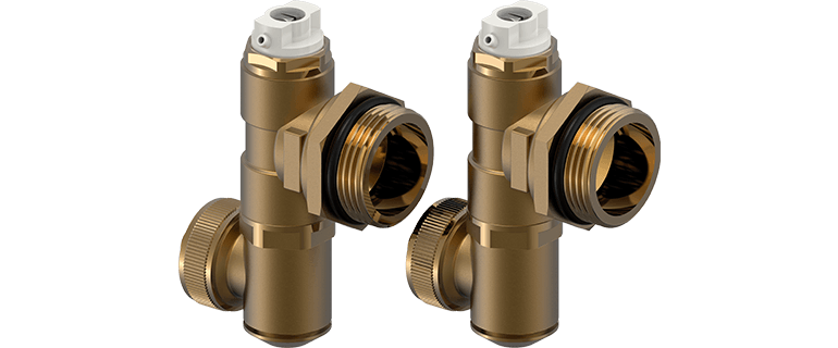 Uponor Vario set manual vent/drain valve B