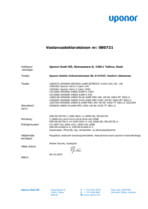 Uponor Vario ajamite vastavusdeklaratsioon 2023