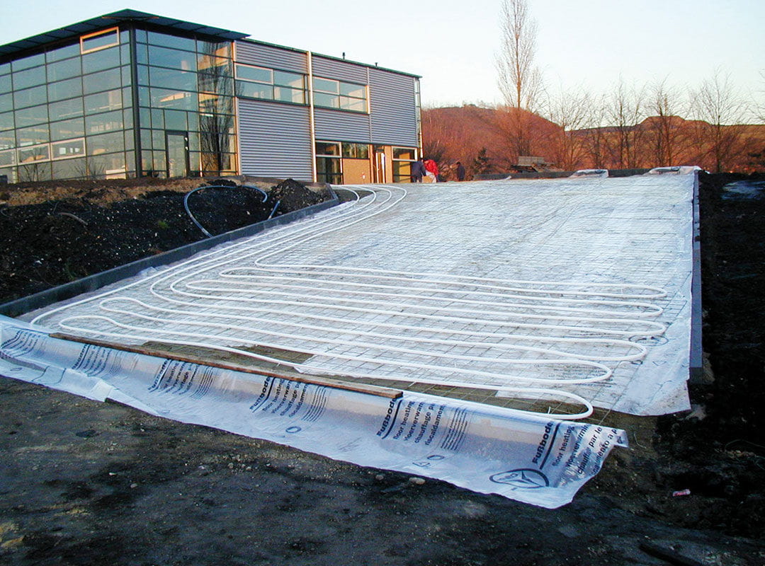 uponor meltaway snow and ice melting installation