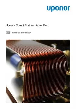 Uponor technical information Combi Port and Aqua Port
