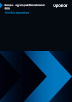 Uponor Rense- og inspektionsbrønd 600 datablad DK