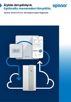 Uponor Smatrix Pulse -lämpöpumppuintegraatio