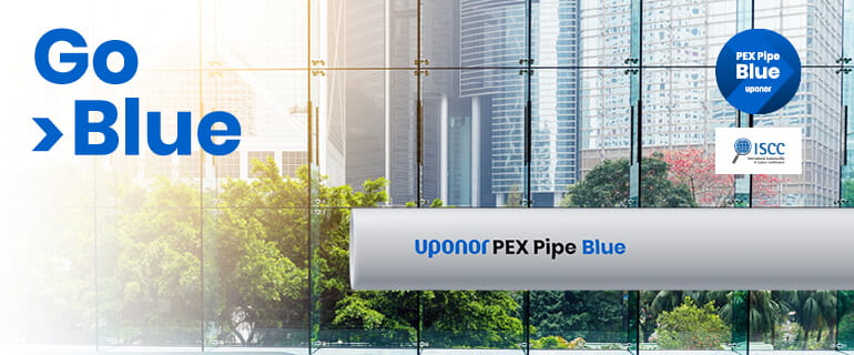 PEX Pipe Blue (available in EU)