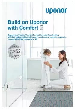 Uponor Comfort E информационна брошура