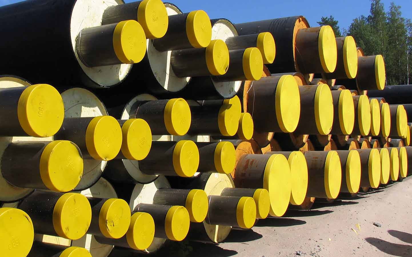 DH pipe production lines