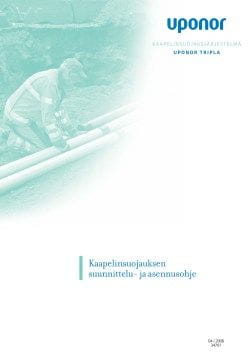 Tripla-kaapelinsuojajärjestelmä tietoliikenne- ja sähkökaapeleille