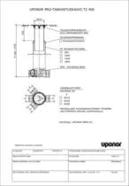 Tarkastuskaivo 400/110-200, risteävä, PP, tilauskaivo