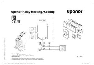 Uponor Smatrix Relay 24V Heating and Cooling M 1XX manual