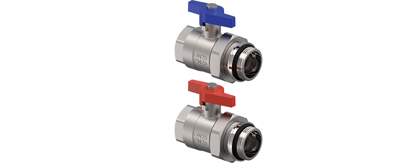 Uponor Vario ball valve with swivel nut NP