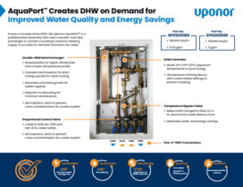 Uponor AquaPort | Information Sheet