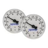 EP heating manifold temperature gauges