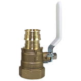 ProPEX lead-free (LF) brass transition ball valve - FNPT