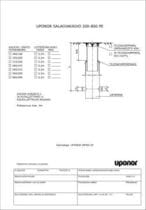 Salaojakaivo 200-800, tilauskaivo PE