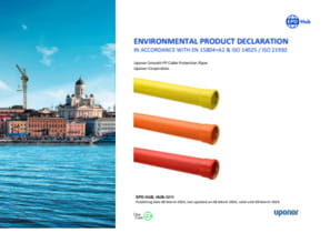EPD for Uponor glatte PP kabelrør