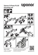 Instrukcja Uponor S-Press PLUS - płytka montażowa