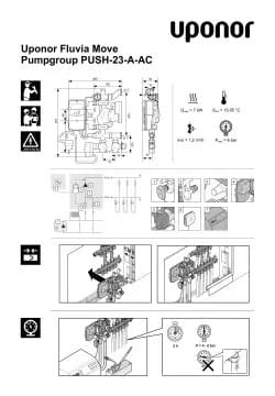 Uponor Fluvia Move Pumpgroup PUSH 23 A AC