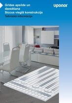 Uponor Siccus grīdas apsilde un dzesēšana