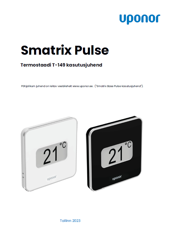 Smatrix Pulse Base termostaadi T-149 kasutusjuhend