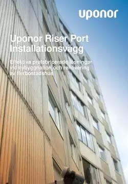 Uponor Riser Port Installationsvägg
