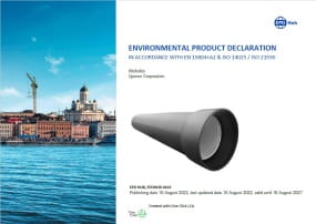 Environmental Product Declaration (EPD) - Weholite