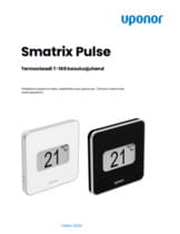 Uponor Smatrix Pulse termostaadi T-169 lühijuhend