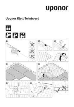 Uponor Klett Twinboard