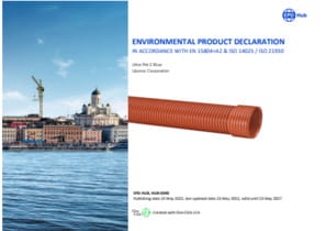 Environmental Product Declaration (EPD) - Ultra-Rib-2-Blue